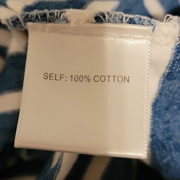 Jane and Delancey striped blue shirt - Picture 6 of 7